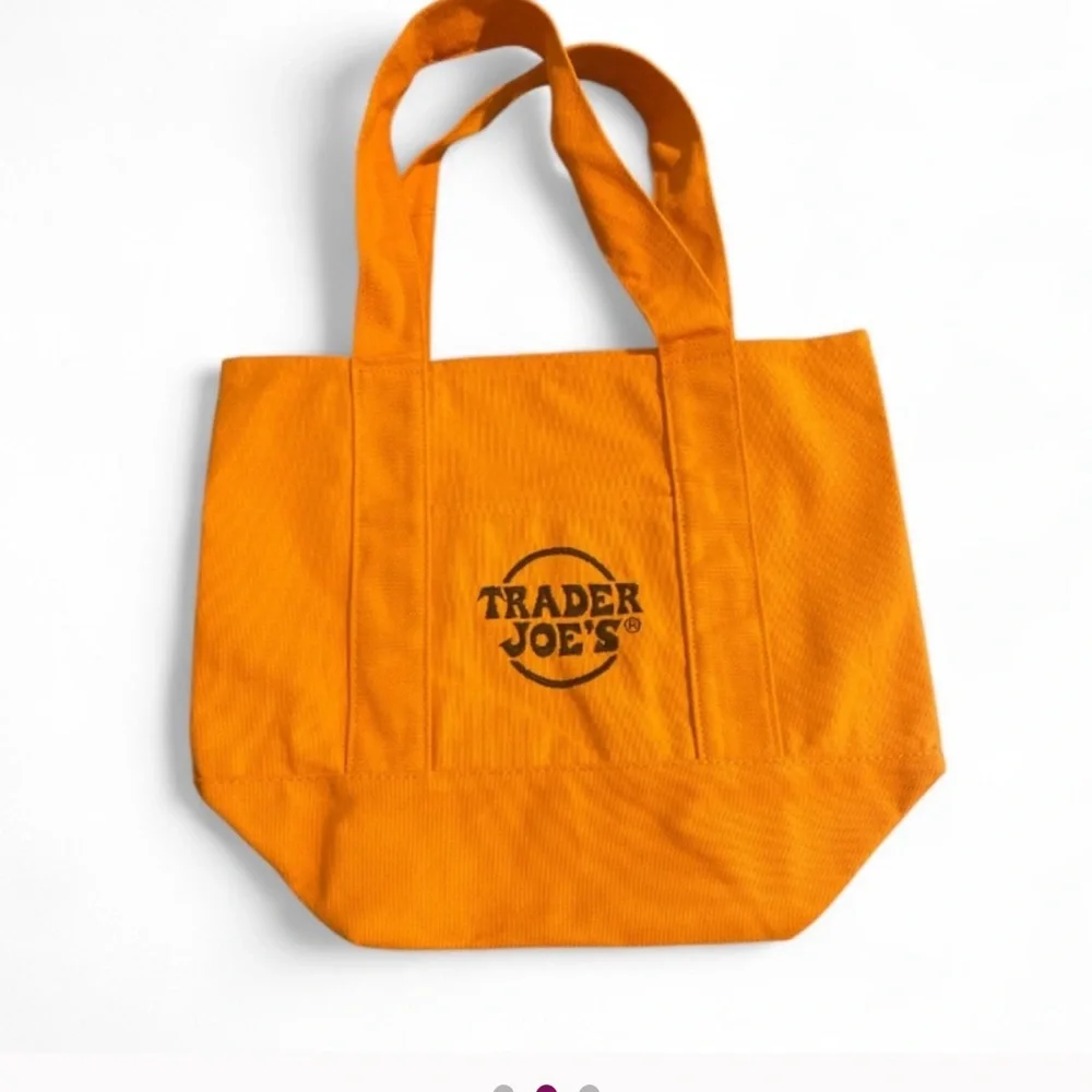 Orange Canvas Tote Bag - Picture 2 of 2